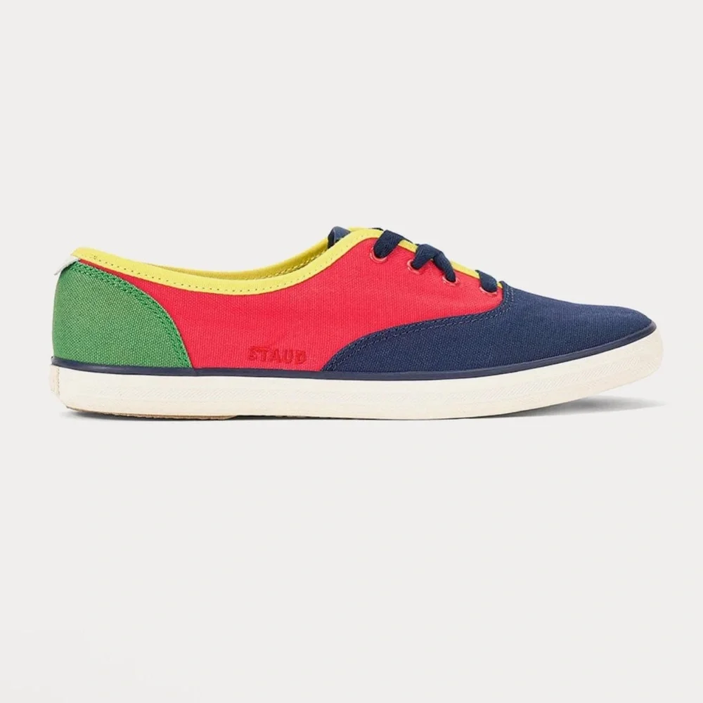 Keds x Staud - Champion Canvas Multi Low Top Sneakers - Picture 3 of 8